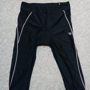 BALEAF Bike Pants 3D Padded High Waist Cycling Capris Tights 3XL Nylon/Spandex